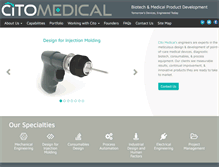 Tablet Screenshot of citomedical.com